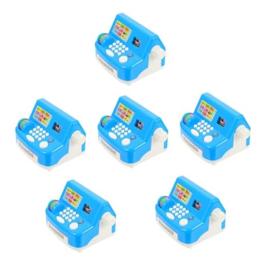 TOYANDONA Caja Registradora De Simulación De 6 Uds Juguetes para Juego De Roles para Niños Juguetes Educativos para Niños Pequeños Caja Registradora De Juguete para Niños Caja