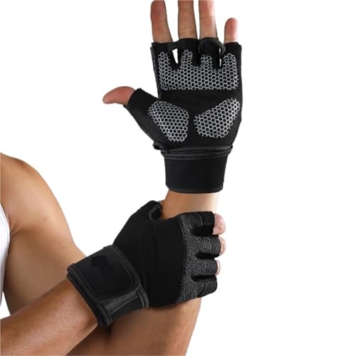 Guantes deportivos para evitar lesiones de muñeca en peso muerto