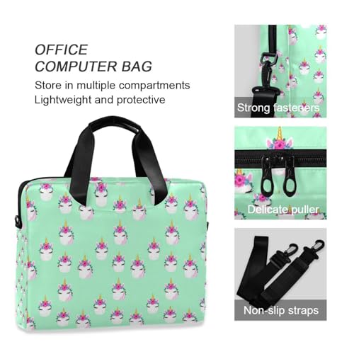 Bolso portátil tipo messenger con cierre 15.6 pulg miniatura 6