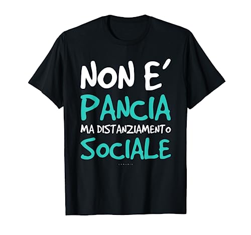 Magliette Uomo Manica Corta Divertenti - Non è Pancia Maglietta