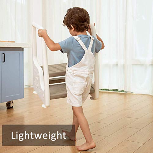 Tabouret pour enfants anti-dérapant double marche sécurité - 6