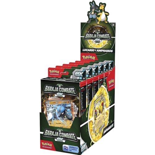 BANDAI - Juego de Cartas Pokémon TCG: Ex Battle Deck Ampharos - PC50361 Multicolor - Que comience la Batalla - Coleccionable para los Amantes del Anime - Versión en Español