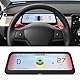 AAMHHM HUD für Tesla Model Y (2019-24) & Model 3 (2017-23): 9,66 blendfrei, Blind Spot-Warnung, Farbige Fahrspurführung/Dynamic Light Effect, Wireless CarPlay/Android Auto, Daten-Sync