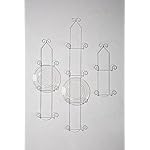Tripar 3 Tier Vertical White Plate Rack for Collectible Plates, Plaques, Dishes, & China - Image 2
