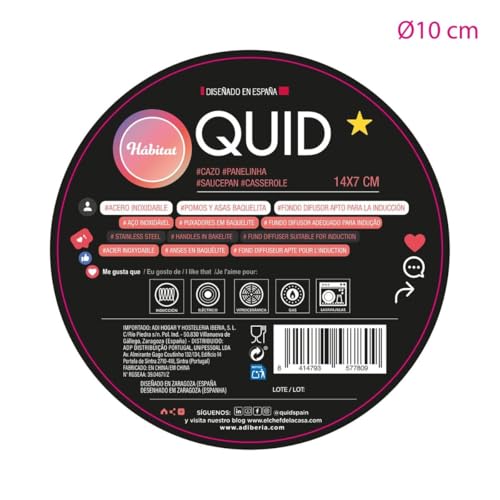 Quid 6024017 Köpfchen 14 x 7 cm Edelstahl HABITAT QD, bunt