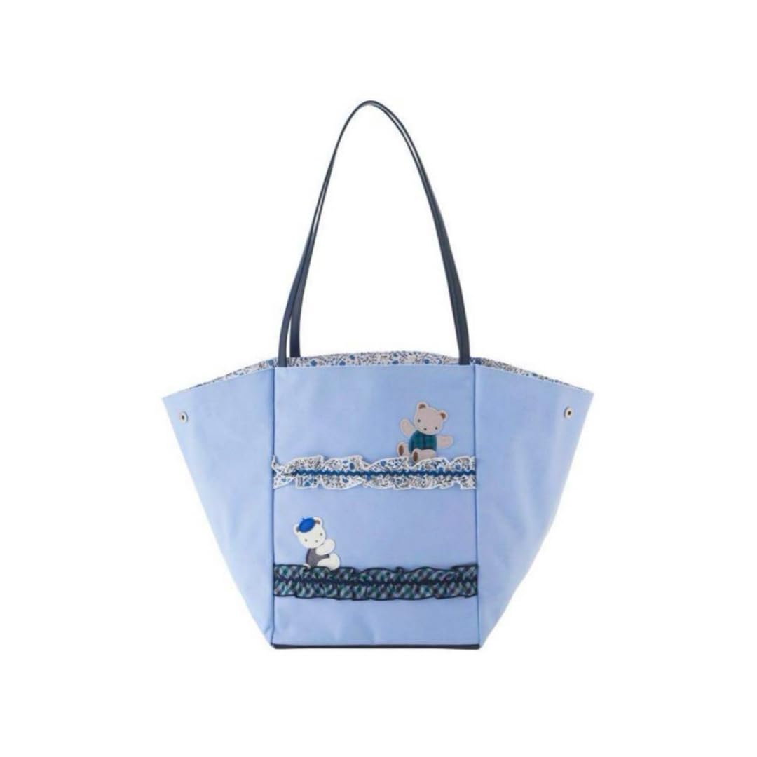 新品　ファミリア　リバティー　トートバッグS ブルー ファミリア×リバティ トートバッグ