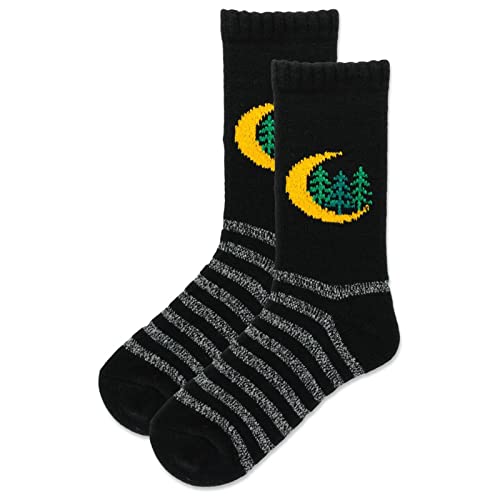 Image of Hot Sox Women's Moon Boot Socks 1 Pair, Black, Women's 9-11 Shoe