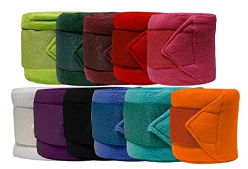Fleece Polo Wraps w/Velco Closure (Black) by Generic - Image 3