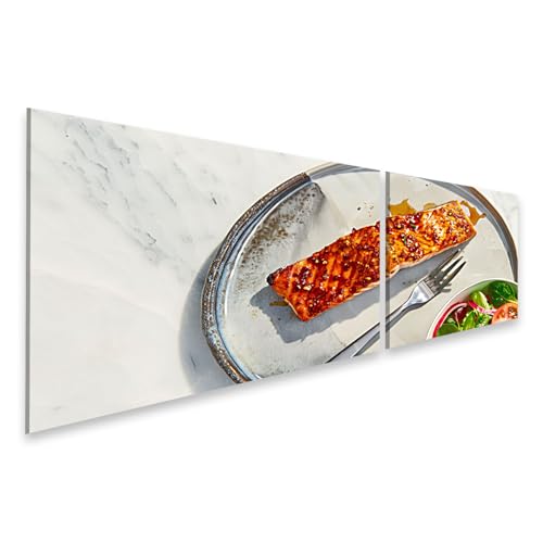 Tableau sur toile filet de saumon art mural moderne de qualité supérieure