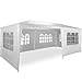 Produktbild Kingsleeve Festzelt Rimini 3x6m UV-Schutz 18m² 6 Seitenteile Fenster wasserabweisend Pavillon Partyzelt Gartenzelt Festival Weiß