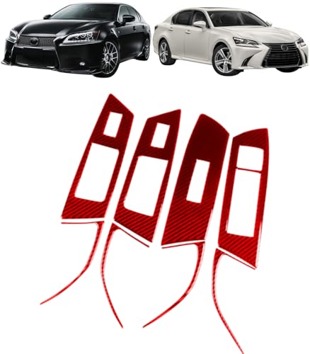 Hophelia GS 4��� GS300 GS350 GS200t GS450h �ɓK�� 2012~2020�N �h�A�X�C�b�`�p�l�� �p���[�E�B���h�E�X�C�b�`�J�o�[ �E�C���h�E�X�C�b�`�v���e�N�^�[ �J�[�{���t�@�C�o�[�� ���� �A�N�Z�T���[ For Lexu