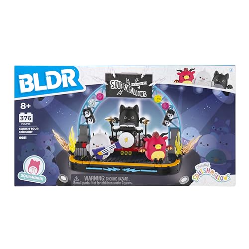 image for BLDR Squishmallows 375-piece Squish Tour Concert Building Set 0051 - I