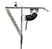 Obecome Carbon Steel Double Spring Fishing Rod Holder Rack with Automatic Tip-Up Hook Setter