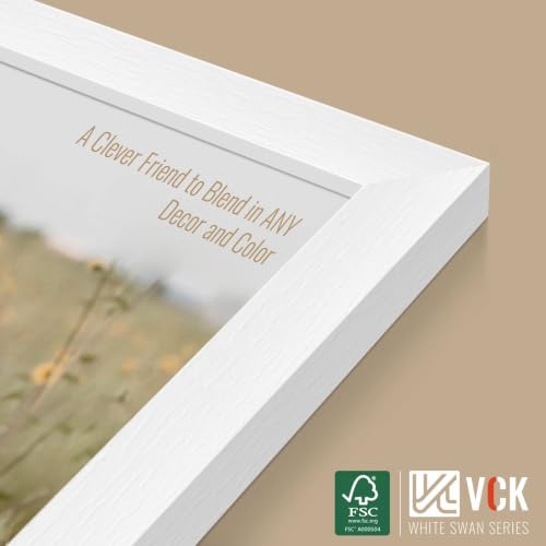 Image of VCK 20x30 Poster Frames 3 Pack, White Wood Picture Frame, Wall Display