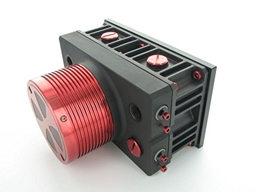 Monsoon Series Two D5 Premium Dual Bay Reservoir, Red