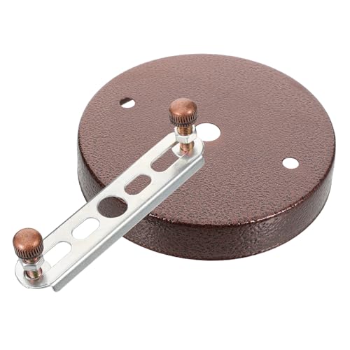 HOMSFOU Base De Lámpara De Techo Placa De Montaje Para Luces Colgantes Compatible Restaurar o Instalar Lámparas De Techo Salas De Estar o Dormitorios Cubierta Para Luces De Canopy