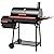 Royal Gourmet CC1830W 30 Barrel Charcoal Grill with Side Table, 627 Square Inches, Outdoor Backyard, Patio and Parties, Black