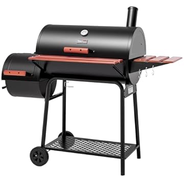 charcoal grill and smoker