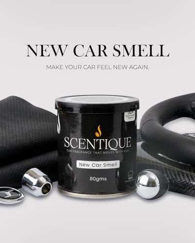 Image of New Car Smell Car Air Freshener 80g | Premium Car Fragrance with Long Lasting Freshness Up to 50+ Days | Odor Eliminator for Cars, SUV & Interior