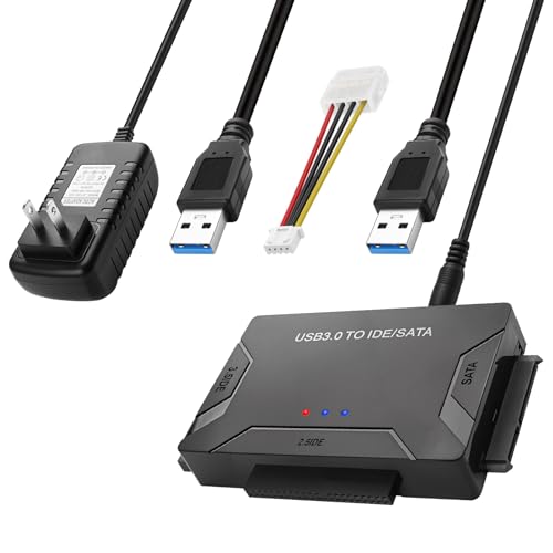 Herfair Câble adaptateur SATA vers USB 3.2 pour disque dur SATA HDD et IDE 2,5