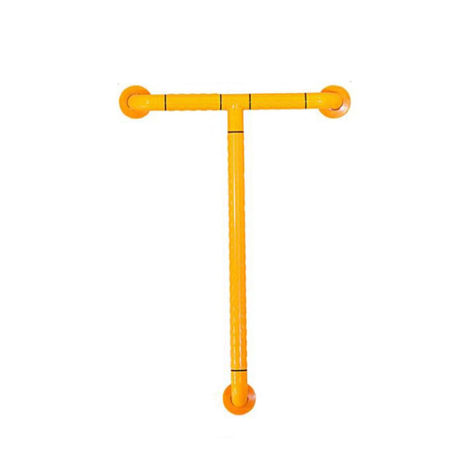Assistente Di Sicurezza For Doccia A Forma Di T, Braccioli Con Maniglia For WC Con Striscia Fosforescente, For La Casa Degli Anziani(Yellow)