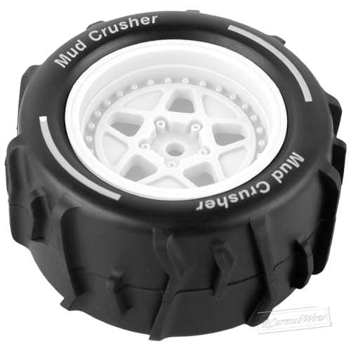 Pneus RC 1/18 haute performance, roues et pneus de camion tout-terrain durables - 7