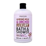 Creightons Almond Milk & Orchid Luxury Bath & Shower Gel Wash, 16.9 Oz.
