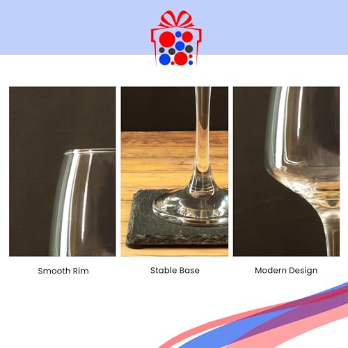 Personalised Engraved Tallo Red Wine Glass with Gift Box, Personalise with Any Message for Any Occasion, Stylize from a Variety of Fonts, Laser Engraved - Image 2