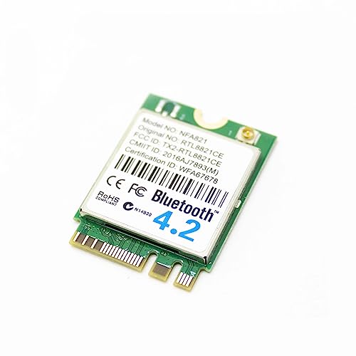 Tarjeta de red Wi-Fi 5 M.2 soluciona la desconexión en portátiles con chip RTL8821CE y Bluetooth