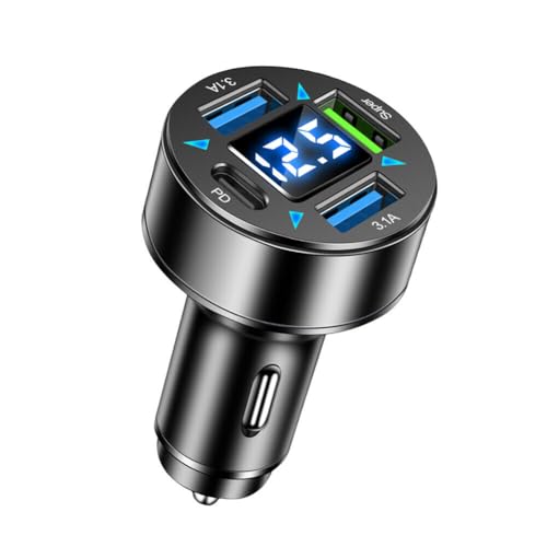 4|[gԍڏ[d Ԃ̓d 66W USB-C & USB J[`[W[ VK[\Pbg dv LED\ d PD 20W+QC3.0|[g }[d y 12V-24VԑΉ for iPhone & android & IQO