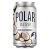 Polar Seltzer Water Toasted Coconut, 12 fl oz Cans, 18 Pack