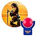 Projectables 40255 Wonder Woman LED Plug-in Night Light, DC Comics Character onto Ceiling, Wall or Floor, Red and Blue