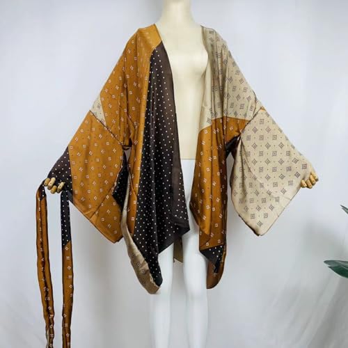 Summer Silk Feeling Beach Cover up Women Cardigan Fashion Sexy Boho African Holiday Party Long Sleeve Robe Kimono Kaftan3