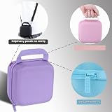RIYADAone Twarde etui kompatybilne z aparatem Fujifilm INSTAX Mini 12/11, Glina biała, 15 * 15 * 9, Etui