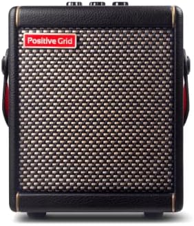 Amazon | Positive Grid Spark MINI Black ギターアンプ 机の上で 