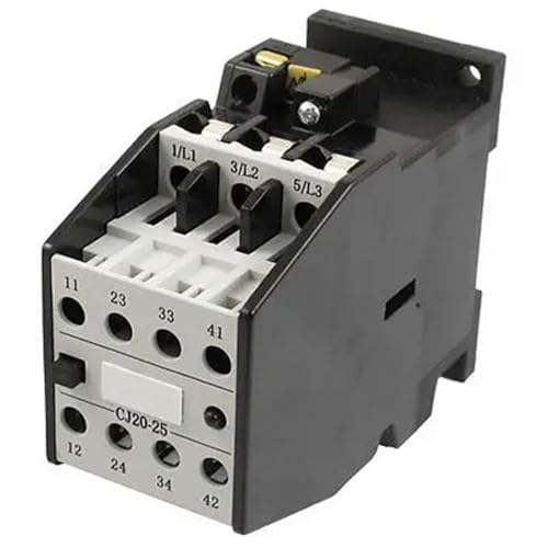 Contactor de CA CJ20-25 de 3 polos y 32 A para un control de motor seguro y sin interrupciones