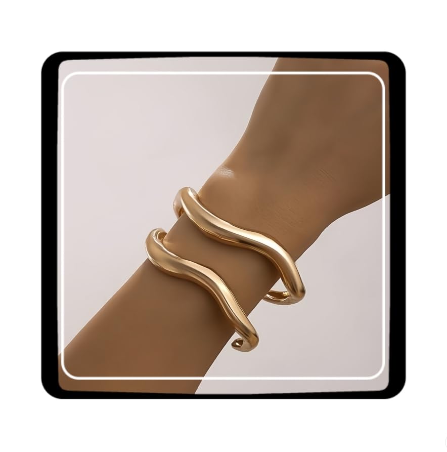 Bracelet à vagues liquides ajustable pour en finir avec les joncs trop serrés