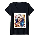 Gamer Girl Ace Princess Hearts Playing Card