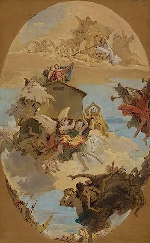 Tableaux Graffiti Art Mural pour salon moderne : le Miracle de la Sainte de Lorette 60x90