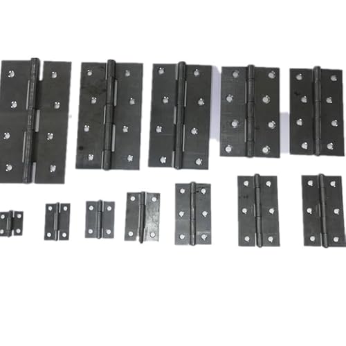 Vfdaswqq 5.0*3.6Cm Hinges, Door Hinges Butt Hinge 2Pcs Black Louver Welded Wooden(5.0 * 3.6Cm)