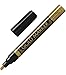 Pilot Gold Metallic Permanent Paint Markers, Medium Point, 3-PACK(41700)