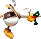 SeleXions Schwingfigur Pelikan, ca. 11cm, Holz Deko und Sammlerartikel