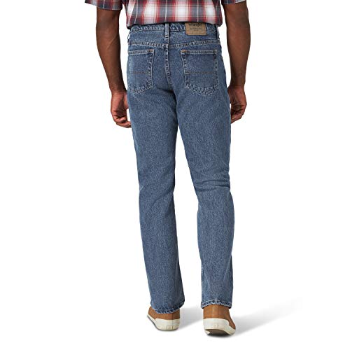 Image of Wrangler Men's Loose Fit Cotton Jeans (Grey, Vintage Stonewash)