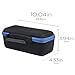 co2CREA Hard Travel Case Replacement for DOSS SoundBox Pro+ Wireless Bluetooth Speaker (Black Case + Inside Blue)
