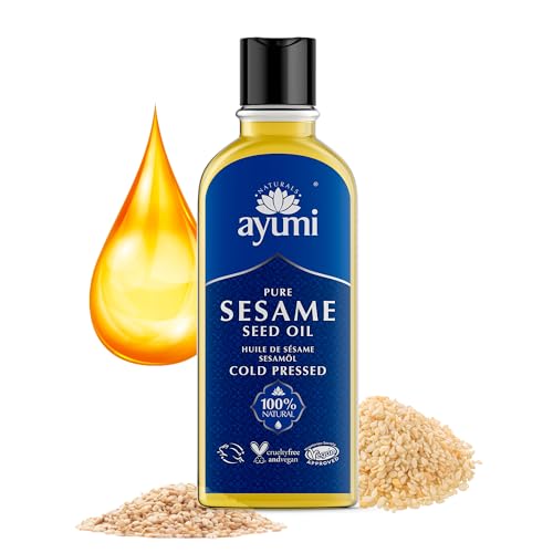 Ayumi, Pure Sesame Seed Oil, Protects the Skin & Hair, Enriched with Vitamin E, 1 x 150ml