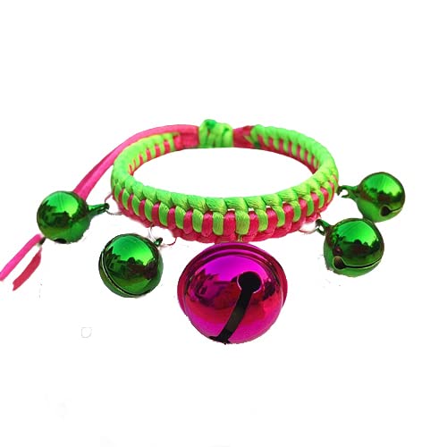 PETANGEL Pet Collar Necklace Hand Woven Dog Cat - Pet Collar Bell Pendant Cat Accessories Puppy Pet Supplies with Bells (Size: L, Adjustable Neck: 20cm - 55cm) (B0BHNZGBCD) Amazon Price History, Amazon Price Tracker