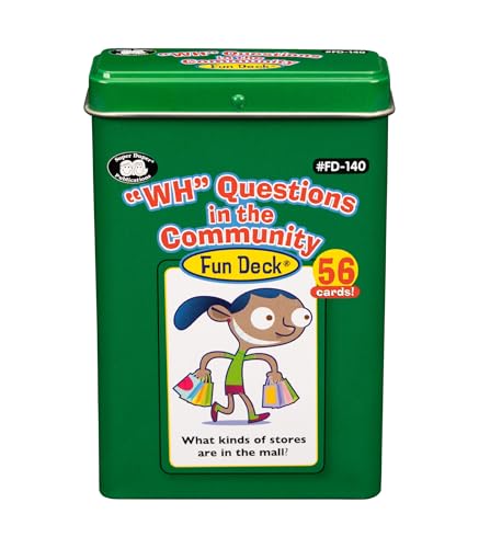 Super Duper Publications | WH Questions in The Community Fun Deck...