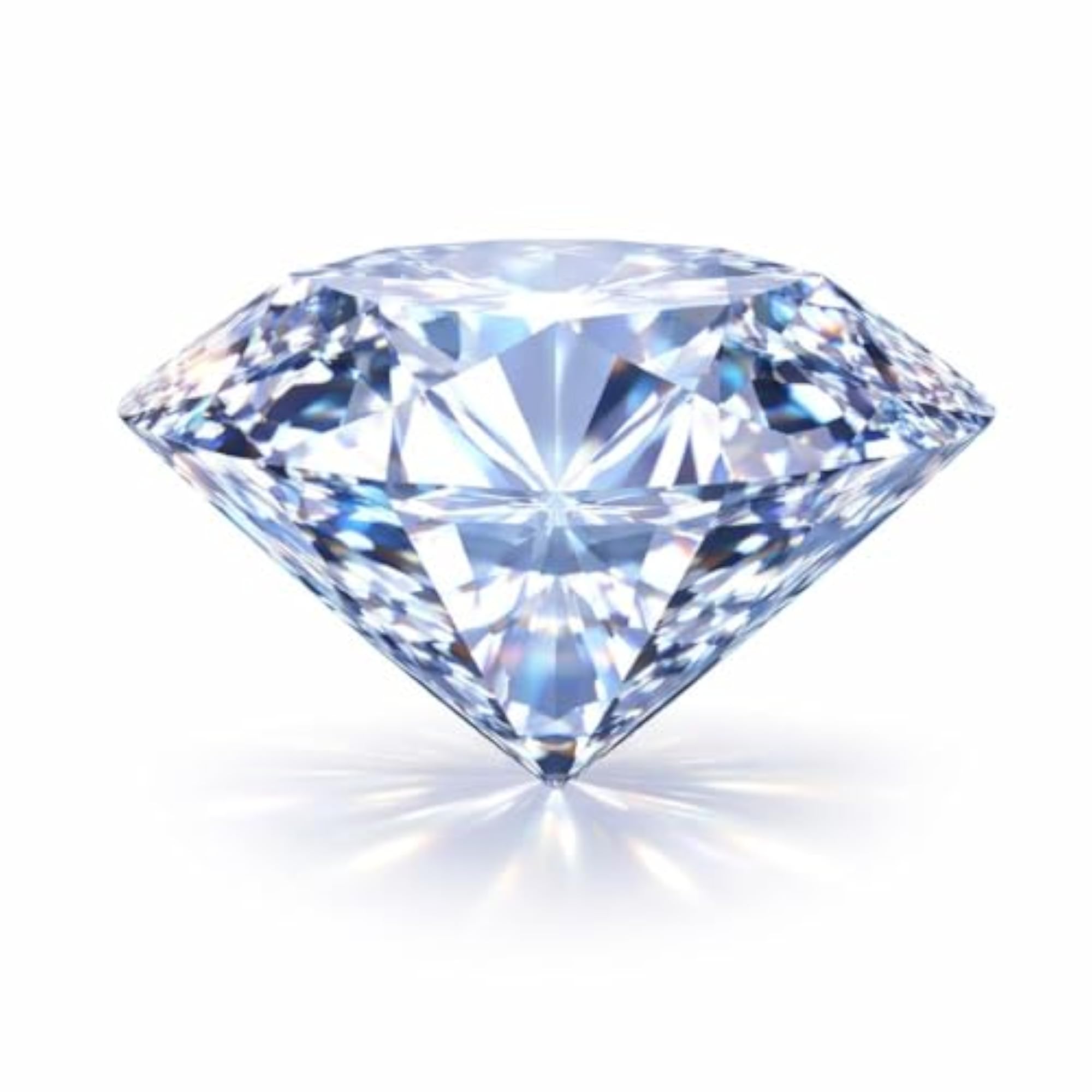Natural White Zircon Gemstone Ring, 6.50 Carat