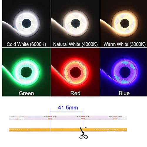 Tira LED Super Fina 12V 16.4ft Luz Blanca 6000K miniatura 4