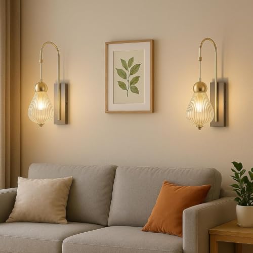 Image of ultimate 8WATT Crystal Diamond Wall Lamp with 3-in-1 Light Color: White, Warm, Natural - Gold Finish Indoor Decorative Lighting